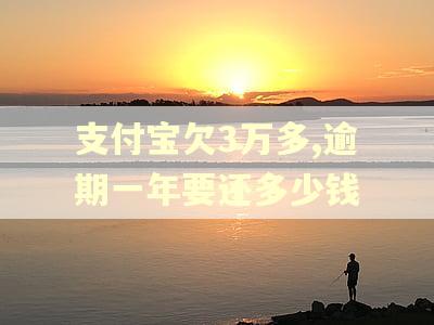 支付宝欠3万多,逾期一年要还多少钱 支付宝欠3万多,逾期一年要还多少钱
