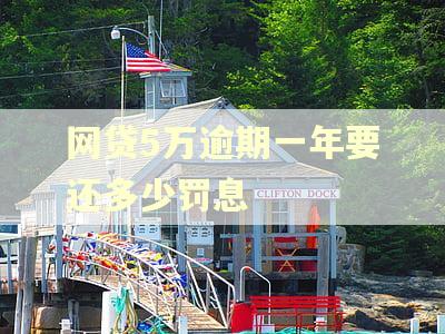网贷5万逾期一年要还多少罚息