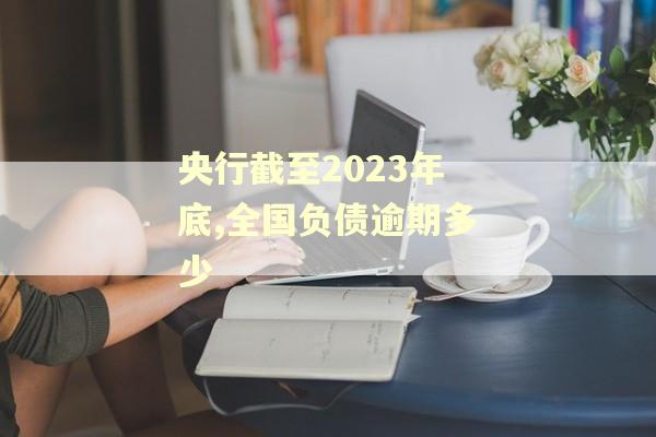 央行截至2023年底,全国负债逾期多少