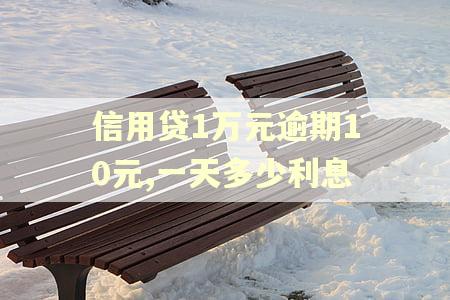 信用贷1万元逾期10元,一天多少利息