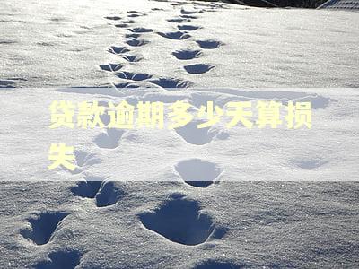 贷款逾期多少天算损失 贷款逾期多少天算损失