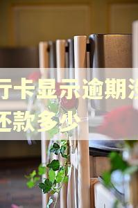 银行卡显示逾期没显示还款多少