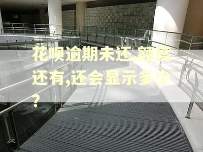 花呗逾期未还,额度还有,还会显示多少?