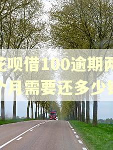 花呗借100逾期两个月需要还多少钱 花呗借100逾期两个月需要还多少钱