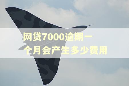 网贷7000逾期一个月会产生多少费用