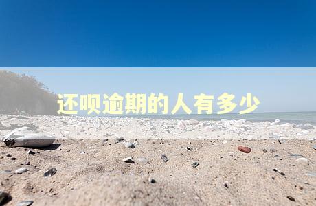 还呗逾期的人有多少