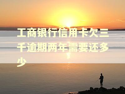 工商银行信用卡欠三千逾期两年需要还多少