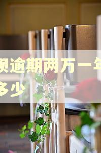 还呗逾期两万一年利息多少