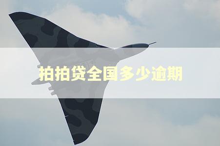 拍拍贷全国多少逾期