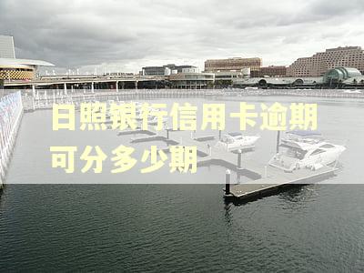 日照银行信用卡逾期可分多少期