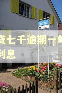 网贷七千逾期一年多少利息