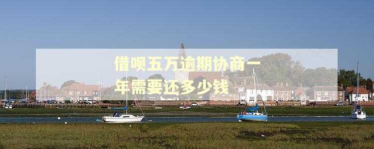 借呗五万逾期协商一年需要还多少钱