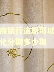 招商银行逾期可以个性化分期多少期 招商银行逾期可以个性化分期多少期