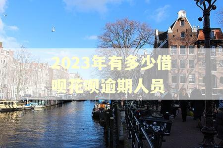 2023年有多少借呗花呗逾期人员