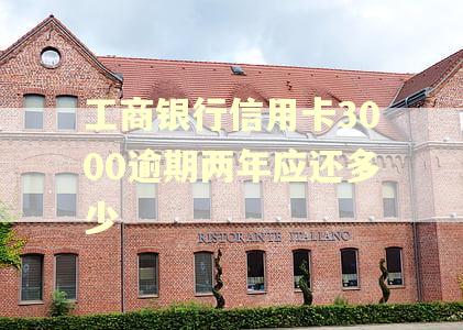 工商银行信用卡3000逾期两年应还多少