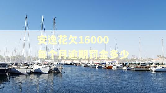 安逸花欠16000每个月逾期罚金多少