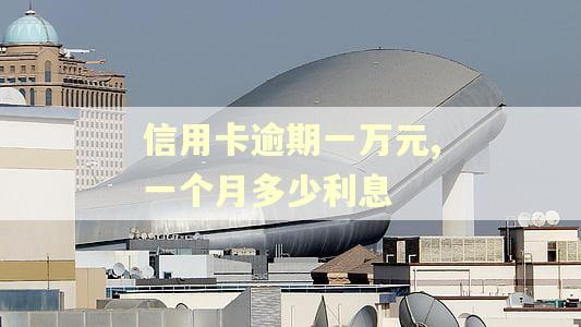信用卡逾期一万元,一个月多少利息 信用卡逾期一万元,一个月多少利息