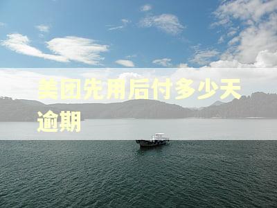 美团先用后付多少天逾期