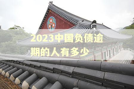 2023中国负债逾期的人有多少