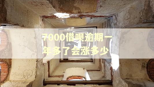 7000借呗逾期一年多了会涨多少