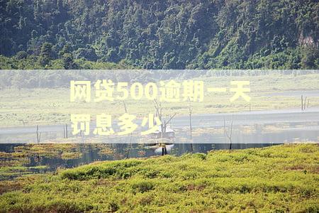 网贷500逾期一天罚息多少