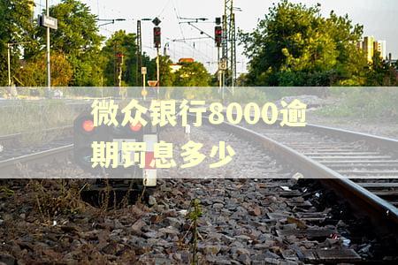 微众银行8000逾期罚息多少 微众银行8000逾期罚息多少