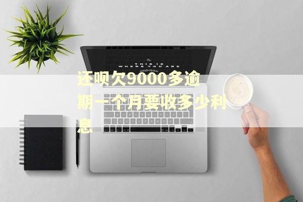 还呗欠9000多逾期一个月要收多少利息