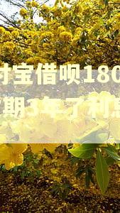 支付宝借呗18000逾期3年了利息多少