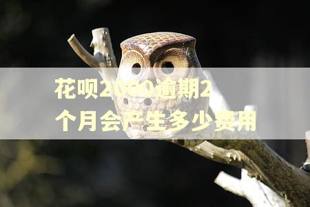 花呗2000逾期2个月会产生多少费用