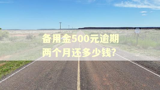 备用金500元逾期两个月还多少钱?