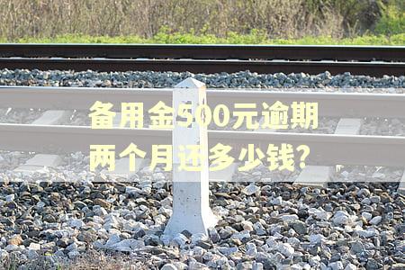 备用金500元逾期两个月还多少钱?