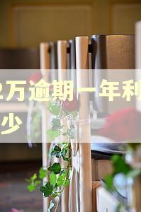 12万逾期一年利息多少