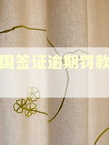 中国签证逾期罚款多少