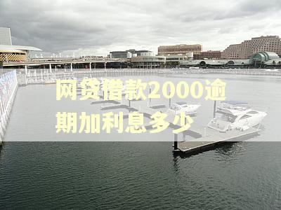 网贷借款2000逾期加利息多少