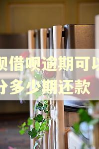花呗借呗逾期可以协商分多少期还款