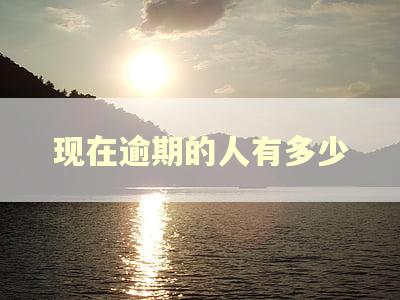 现在逾期的人有多少