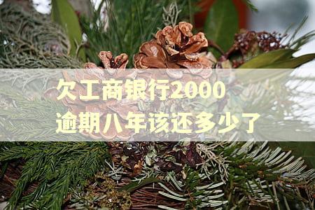 欠工商银行2000逾期八年该还多少了
