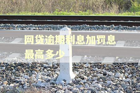 网贷逾期利息加罚息最高多少