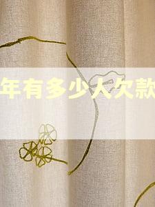 今年有多少人欠款逾期