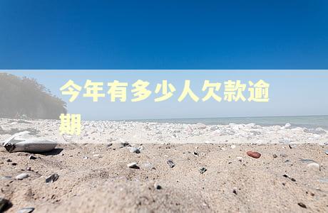 今年有多少人欠款逾期 今年有多少人欠款逾期
