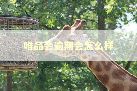 唯品会逾期会怎么样