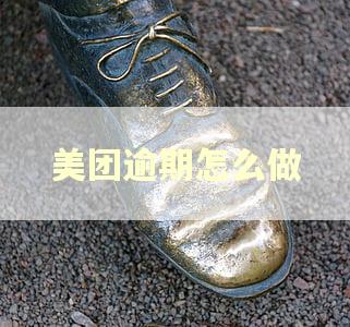美团逾期怎么做 美团逾期怎么做