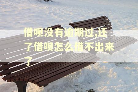 借呗没有逾期过,还了借呗怎么借不出来了