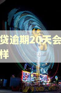 房贷逾期20天会怎么样