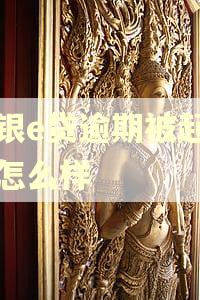 中银e贷逾期被起诉会怎么样
