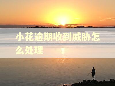 小花逾期收到威胁怎么处理