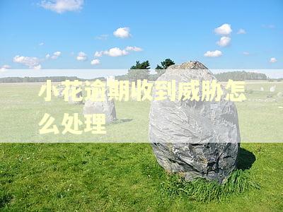 小花逾期收到威胁怎么处理