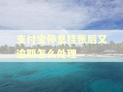 支付宝停息挂账后又逾期怎么处理