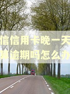 中信信用卡晚一天还款算逾期吗怎么办