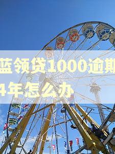 蓝领贷1000逾期4年怎么办